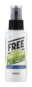 Hajuton hyttyskarkote Free Family & kids